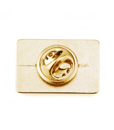 Rechteckiger, personalisierbarer Pin P-15