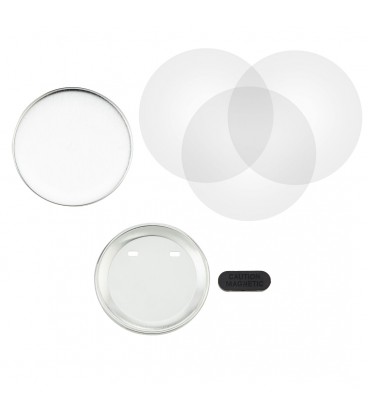 Rohmaterial für runde 75 mm-Buttons CH-Ø75