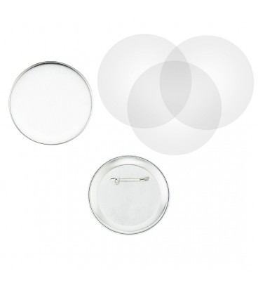 Rohmaterial für runde 75 mm-Buttons CH-Ø75