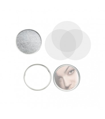 Verbrauchsmaterial runde Buttons 59 mm (x100)