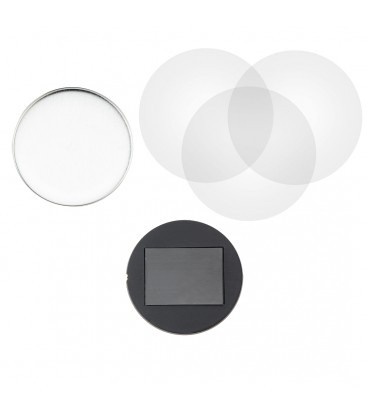 Verbrauchsmaterial runde Buttons 75 mm (x100)