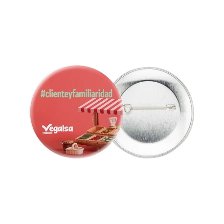 Verbrauchsmaterial runde Buttons 59 mm (x100)