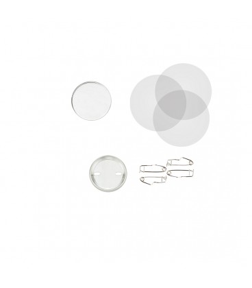 Rohmaterial für runde 38 mm-Buttons CH-Ø38