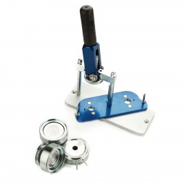 Buttonmaschine mit auswechselbaren Button-Formen B-700