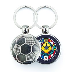 Personalisierter Fußball-Schlüsselanhänger MFT