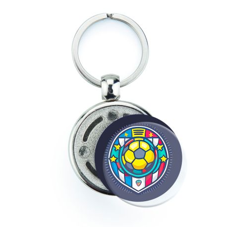Personalisierter Fußball-Schlüsselanhänger MFT