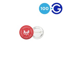 Verbrauchsmaterial runde Buttons 31 mm (x100)