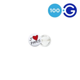Verbrauchsmaterial runde Buttons 25 mm (x100)