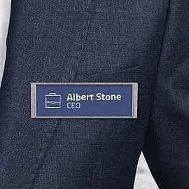 Personalisierbare Namensschilder